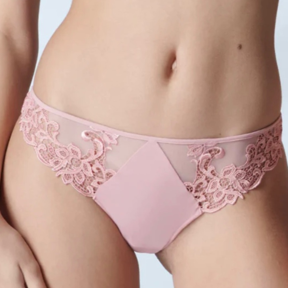 Simone Perele Saga Thong in Verona Pink -Anna Bella Fine Lingerie